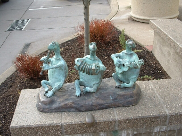 Three turtles